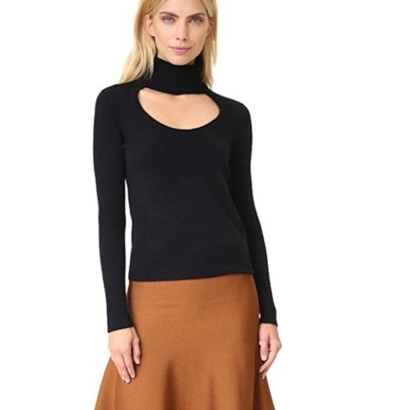 DVF 'Gracey' Wool & Cashmere Turtleneck NWOT Sz M - Picture 1 of 13
